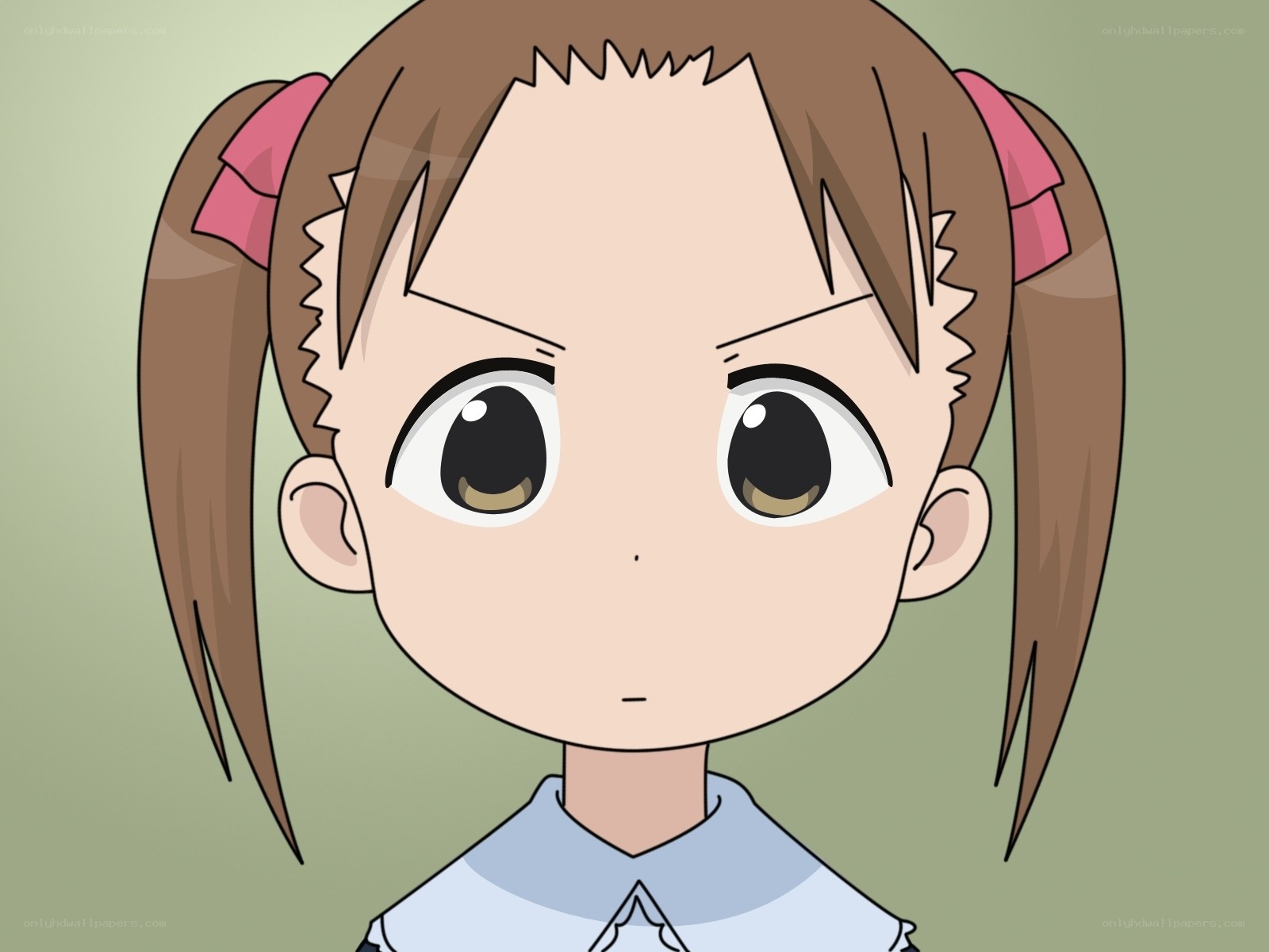 anime girl with pigtails