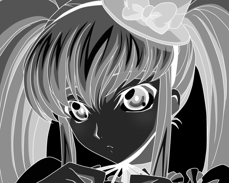 anime girl with pigtails