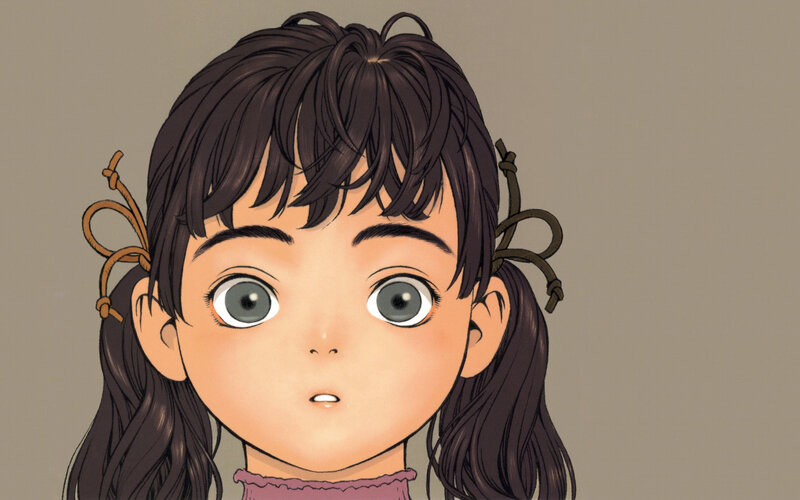 anime girl with pigtails