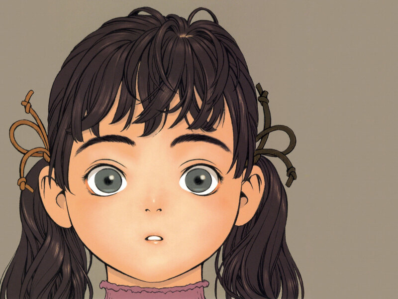 anime girl with pigtails