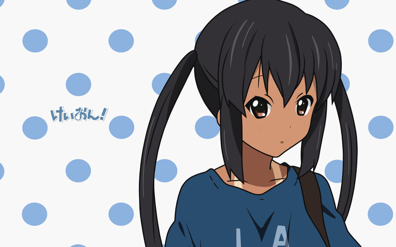 anime girl with pigtails