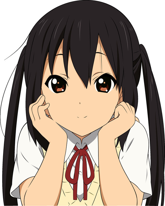 anime girl with pigtails