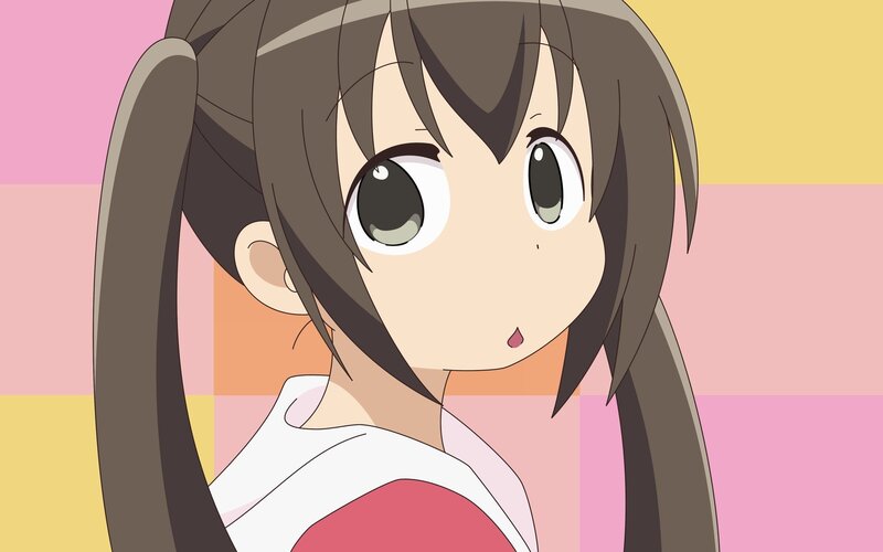 anime girl with pigtails