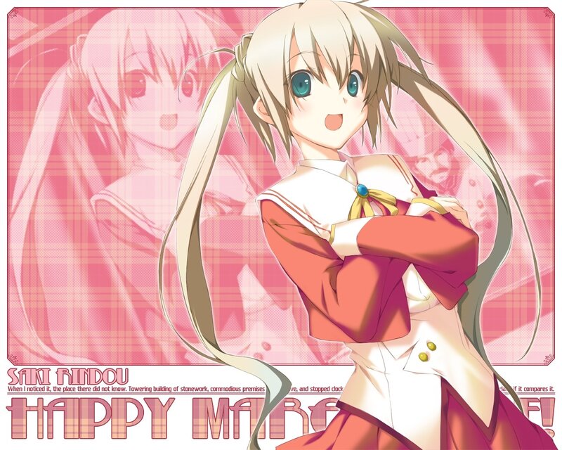 anime girl with pigtails