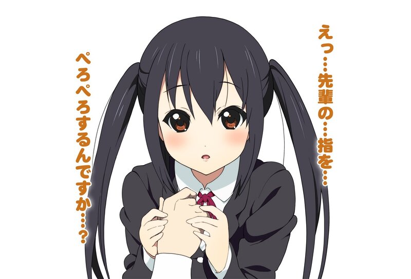 Anime girl with pigtails