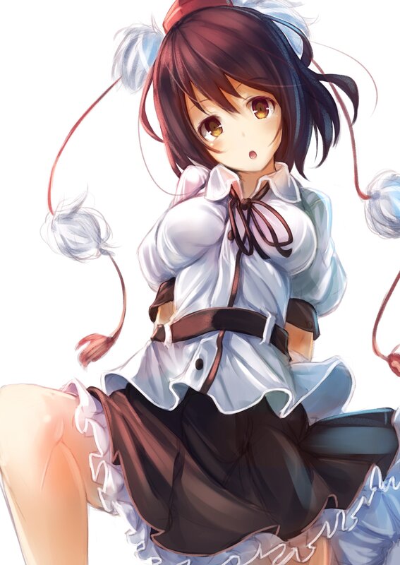 anime girl with pigtails