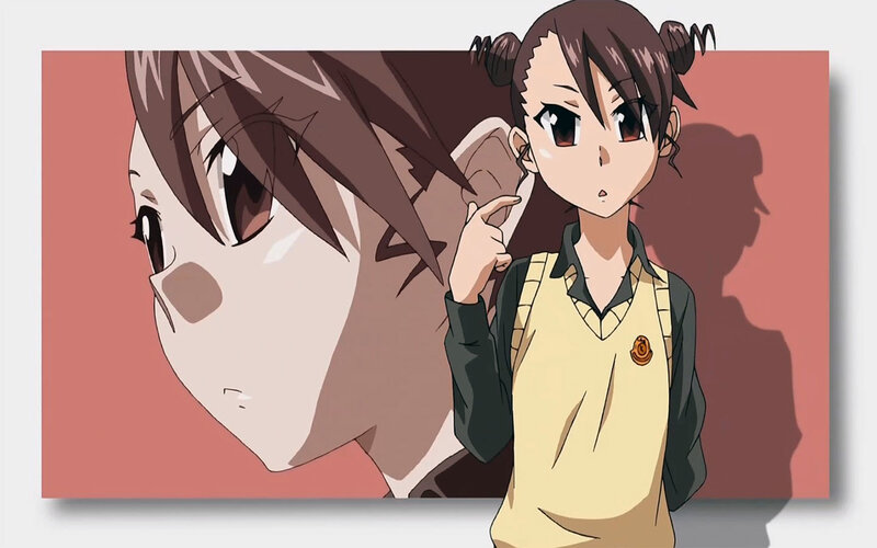 anime girl with pigtails