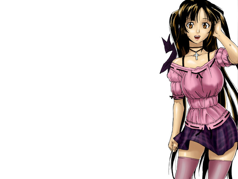 Anime Girl with Pigtails — Pink, Playful, Manga