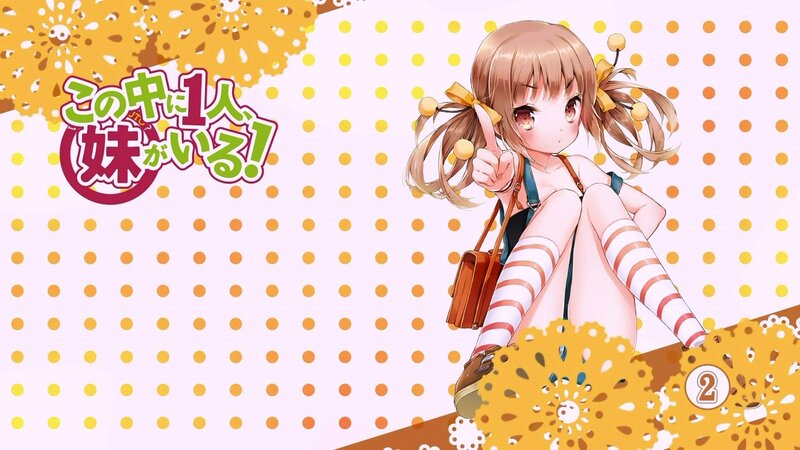Anime Girl with Pigtails — Yellow, Playful, Striped Socks