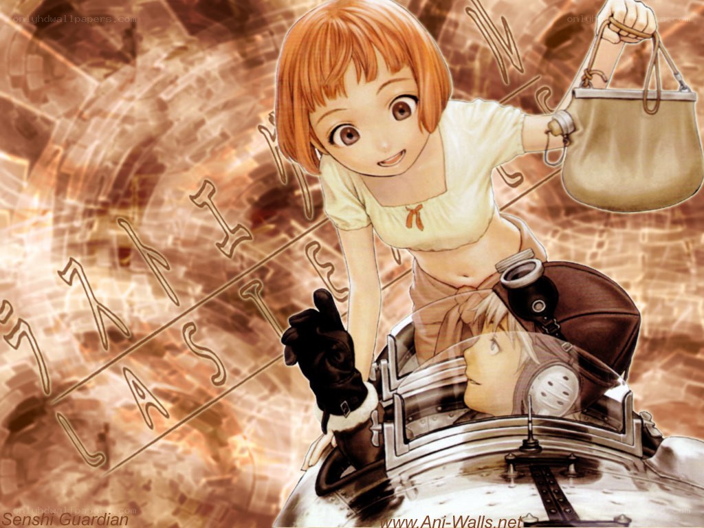 Anime girl with pilot