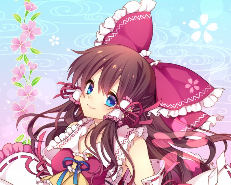 Anime Girl with Pink Dress — Cheerful