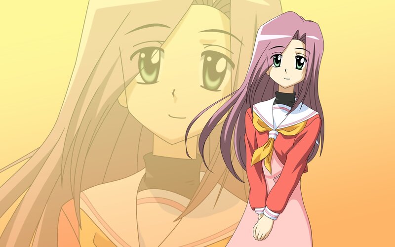 anime girl with pink hair