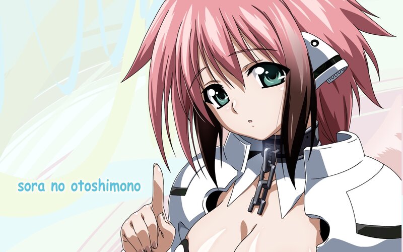 Anime girl with pink hair