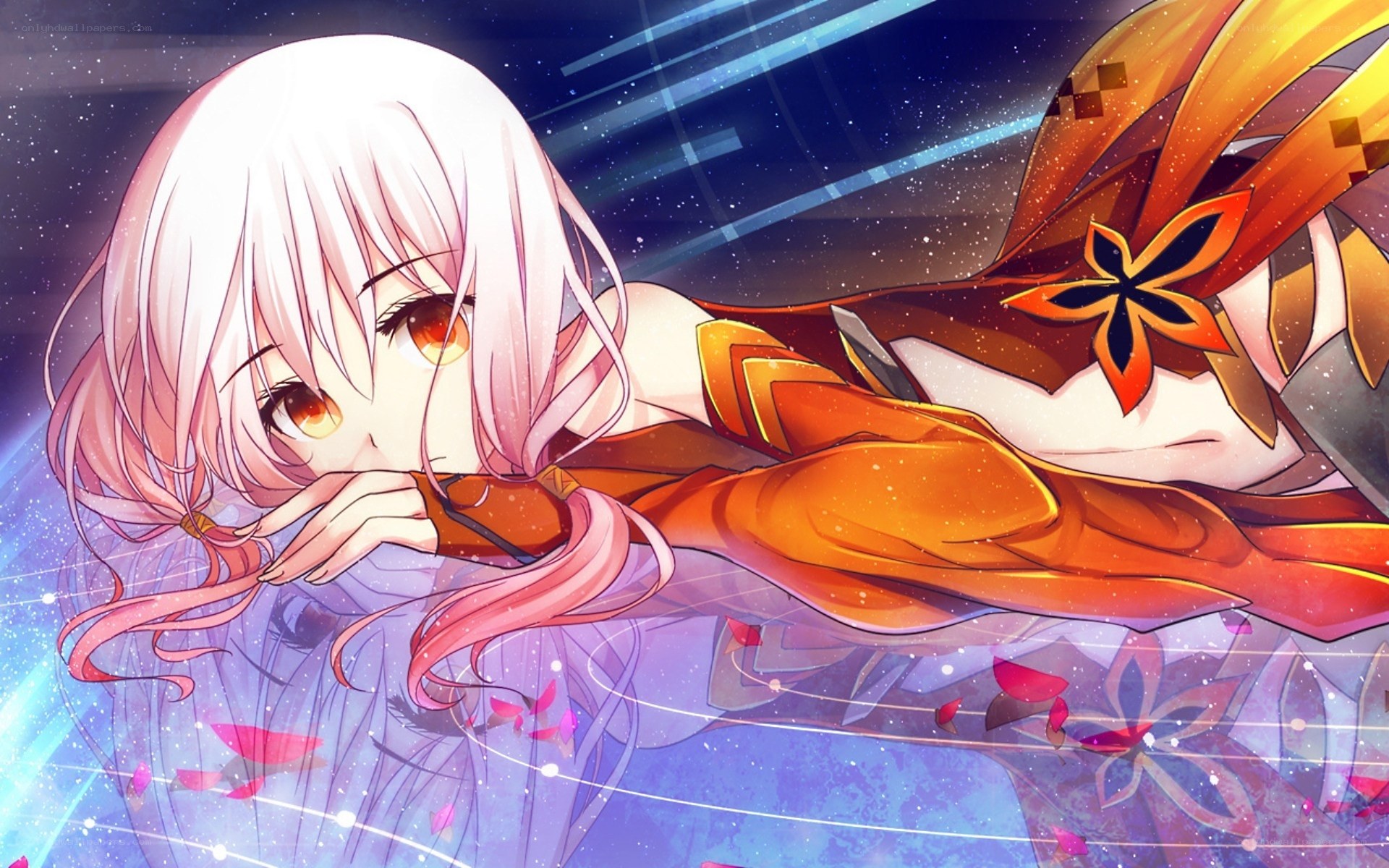 anime girl with pink hair