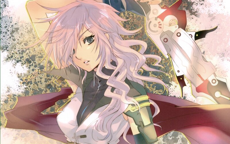 anime girl with pink hair