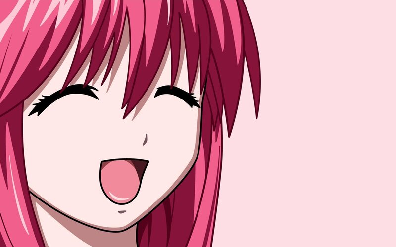 anime girl with pink hair
