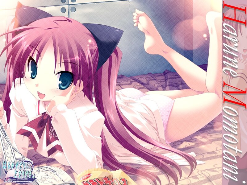 Anime girl with pink hair