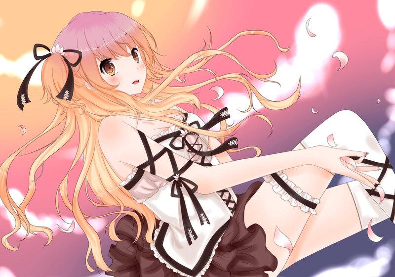anime girl with pink hair
