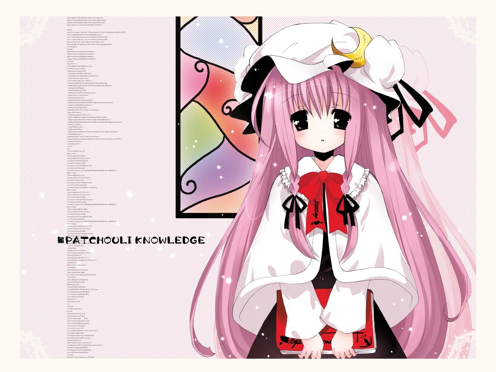 Anime girl with pink hair