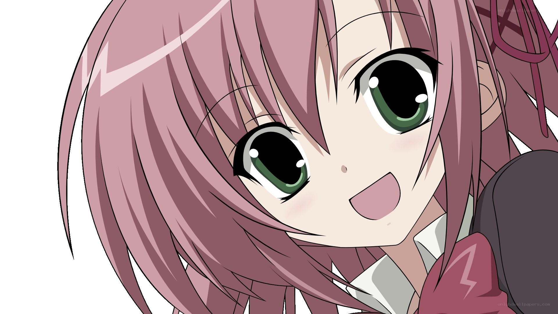 anime girl with pink hair