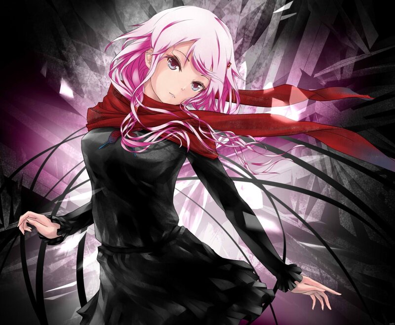 anime girl with pink hair