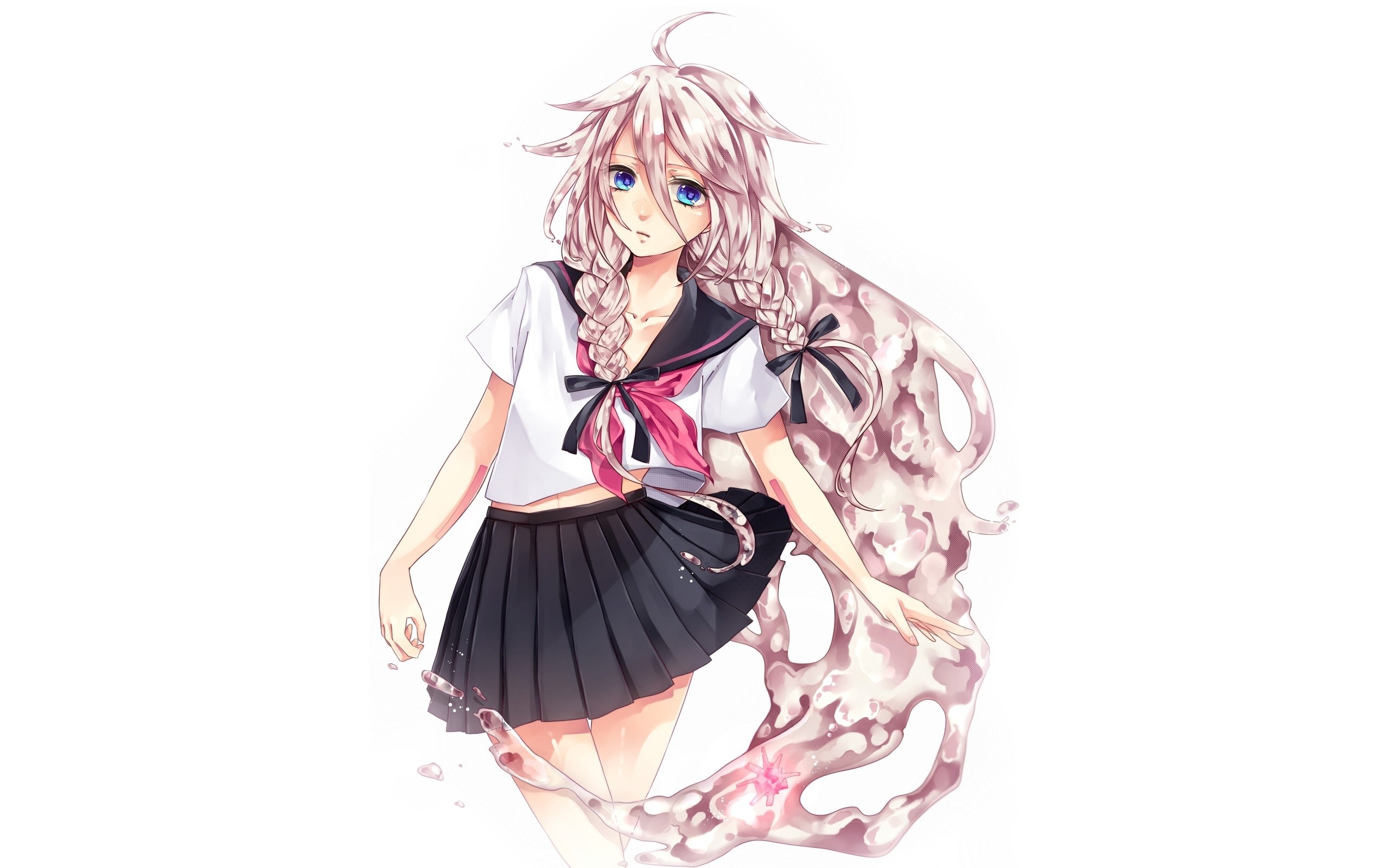 anime girl with pink hair