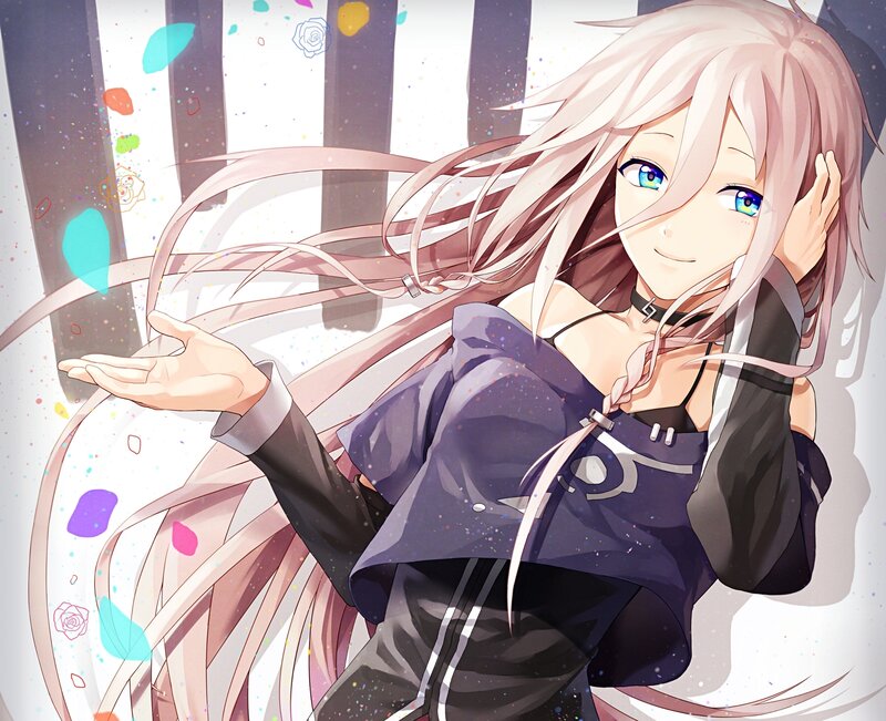 anime girl with pink hair