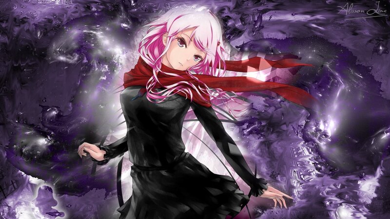 anime girl with pink hair