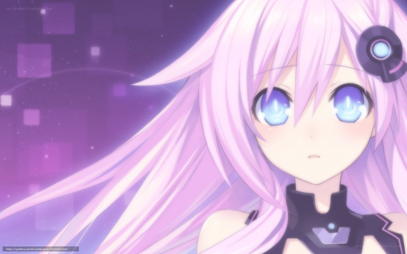 anime girl with pink hair