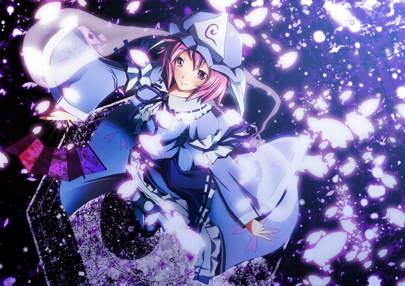 anime girl with pink hair