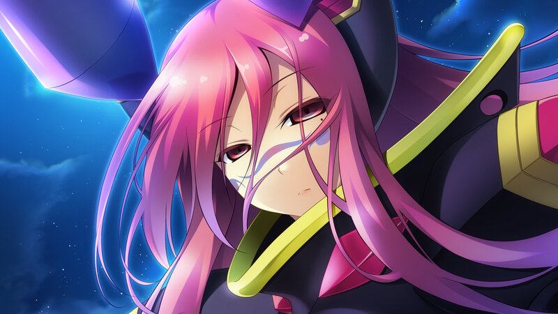 anime girl with pink hair