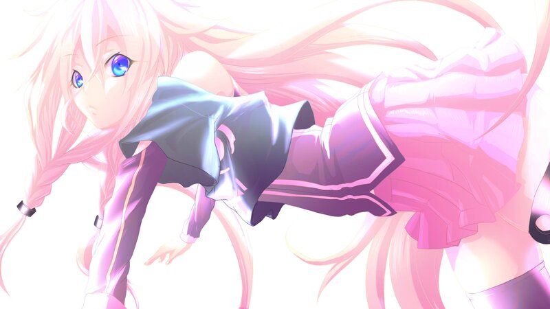 anime girl with pink hair