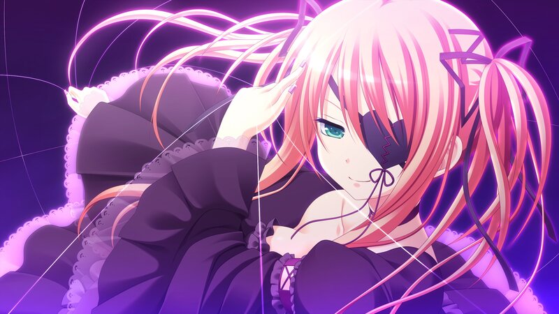 anime girl with pink hair