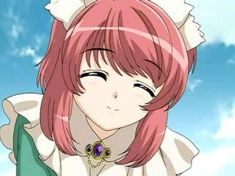 anime girl with pink hair