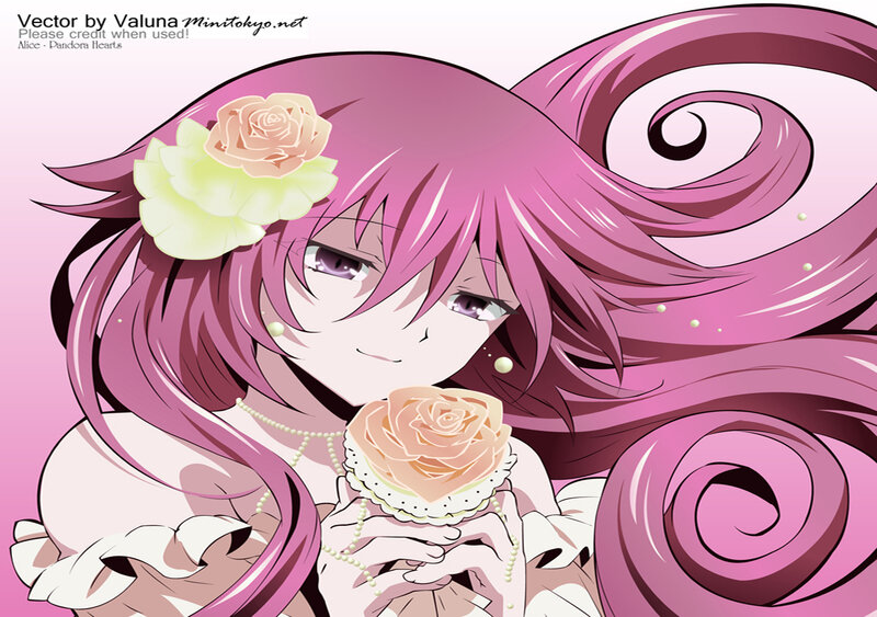 anime girl with pink hair