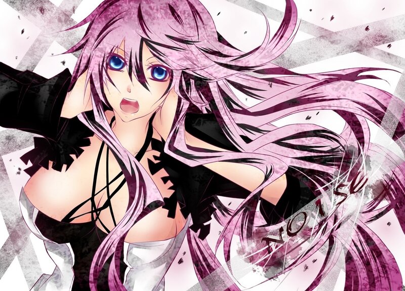 anime girl with pink hair