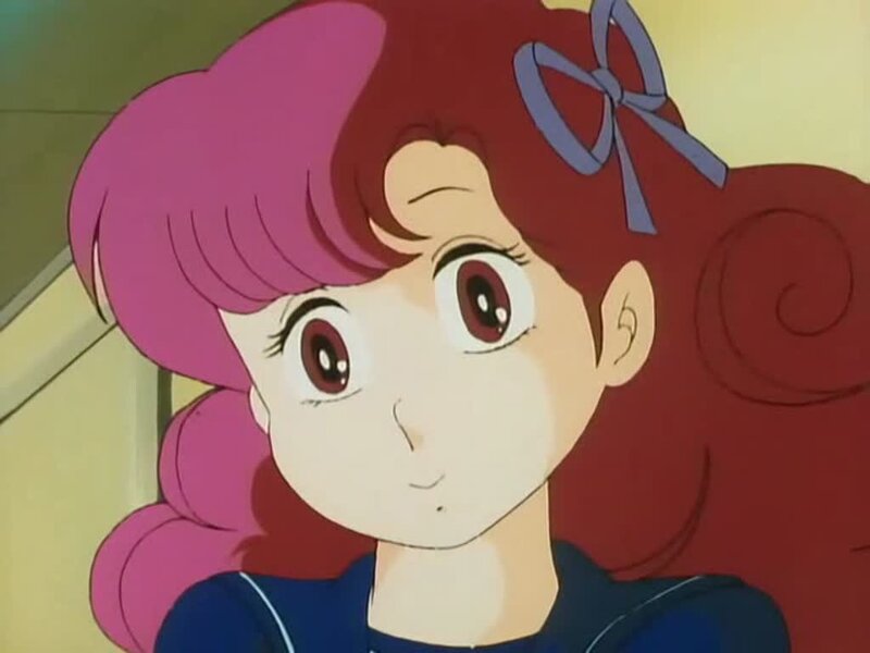 Anime Girl with Pink Hair — Calm, Blue Bow