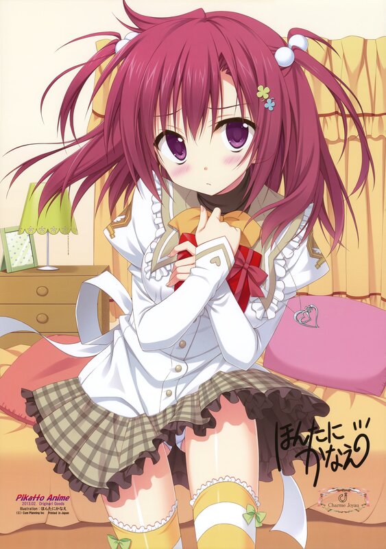 Anime Girl with Pink Hair — Calm, Doll