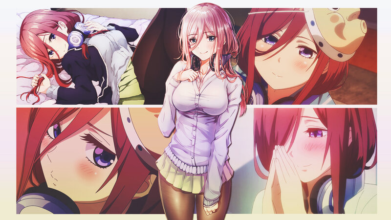 Anime Girl with Pink Hair — Calm, Headphones