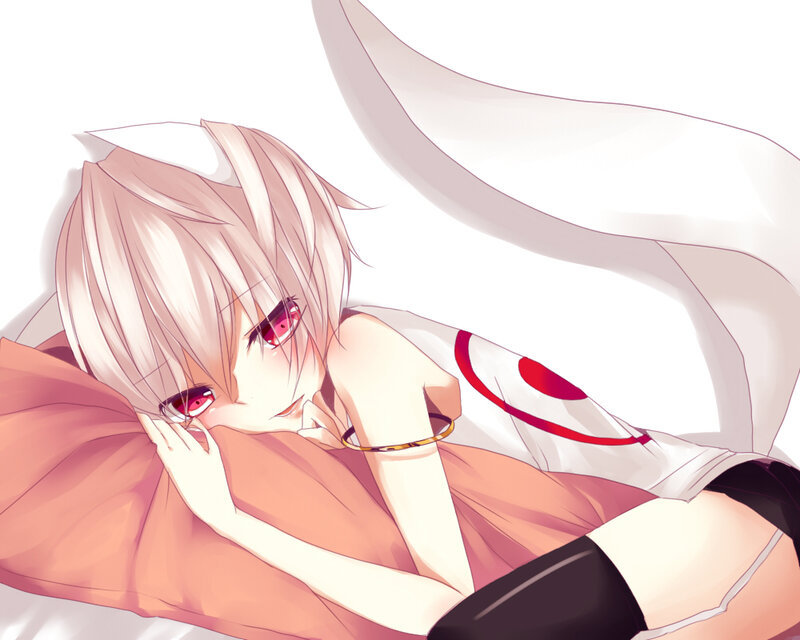 Anime Girl with Pink Hair — Calm, Pillow