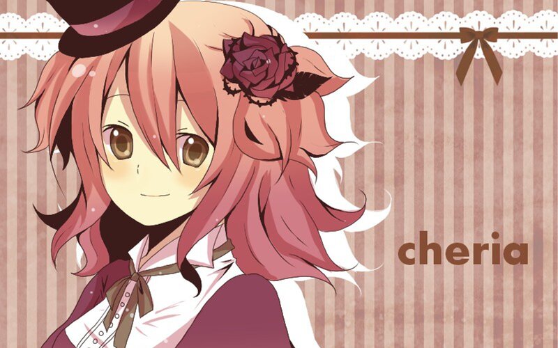 Anime Girl with Pink Hair — Calm, Top Hat