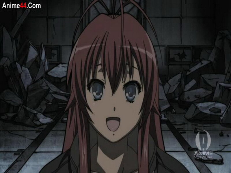 Anime Girl with Pink Hair — Dramatic, Debris
