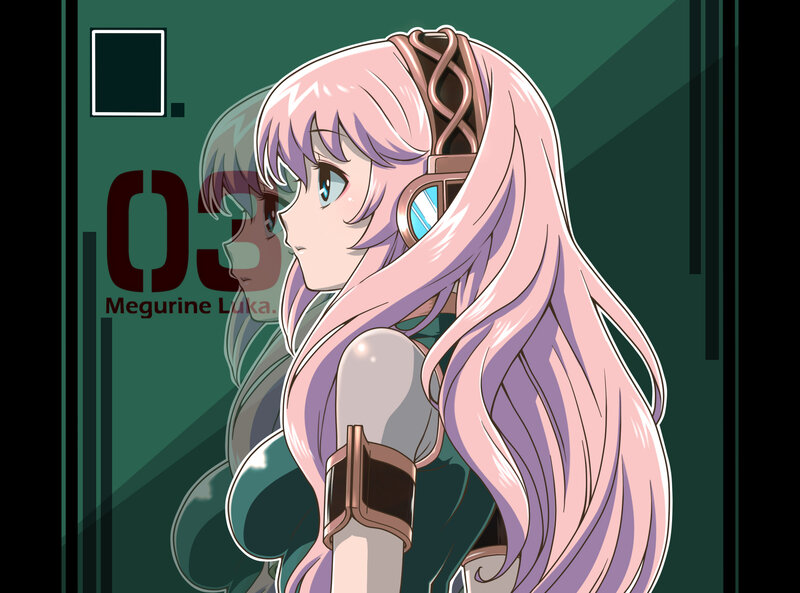 Anime Girl with Pink Hair — Dramatic, Long Hair, Headset
