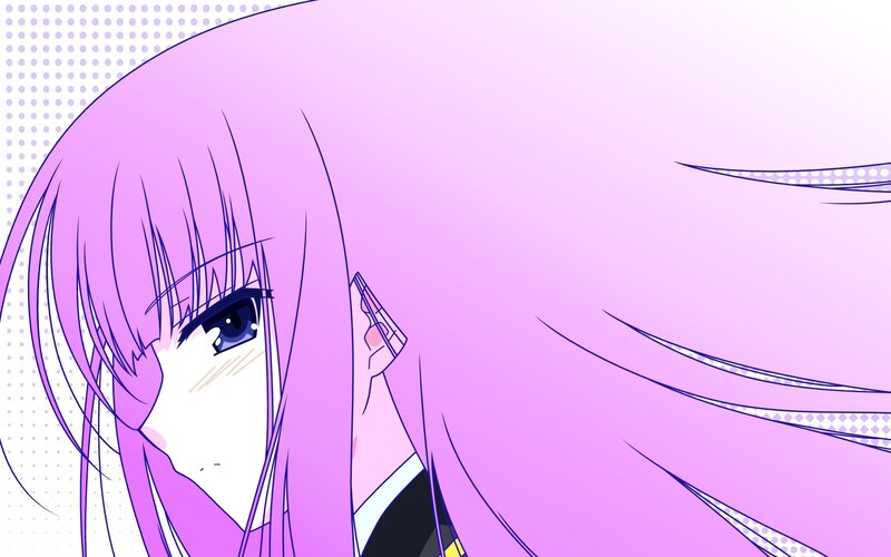 Anime Girl with Pink Hair — Dramatic, Manga, Eye