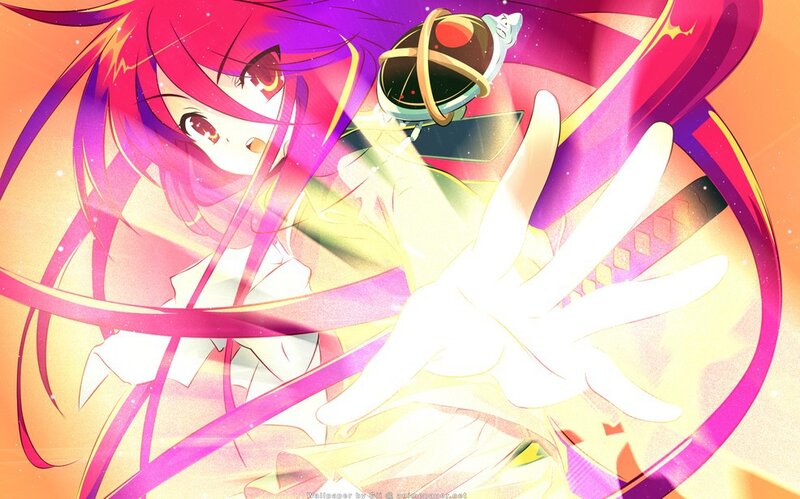 Anime Girl with Pink Hair — Dramatic, Sword, Magic Circle