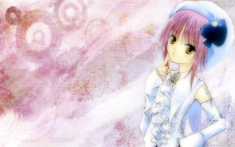 Anime Girl with Pink Hair — Dreamy, Hat