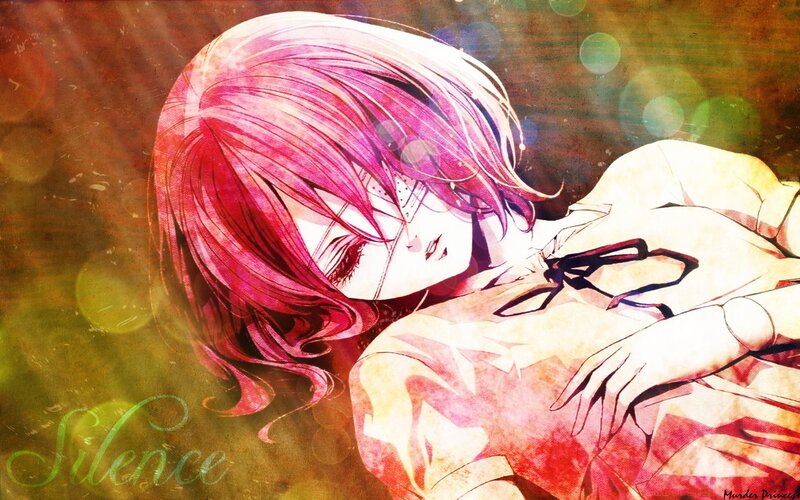 Anime Girl with Pink Hair — Dreamy, Manga, Eyes Closed
