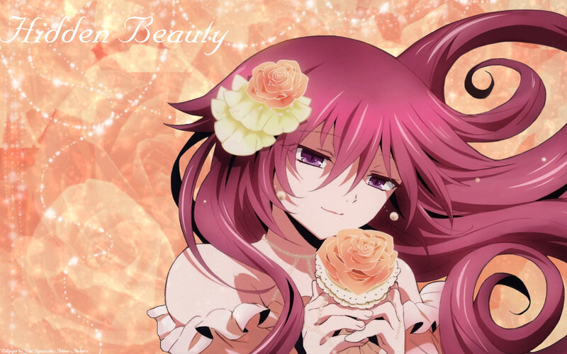 Anime Girl with Pink Hair — Dreamy, Rose