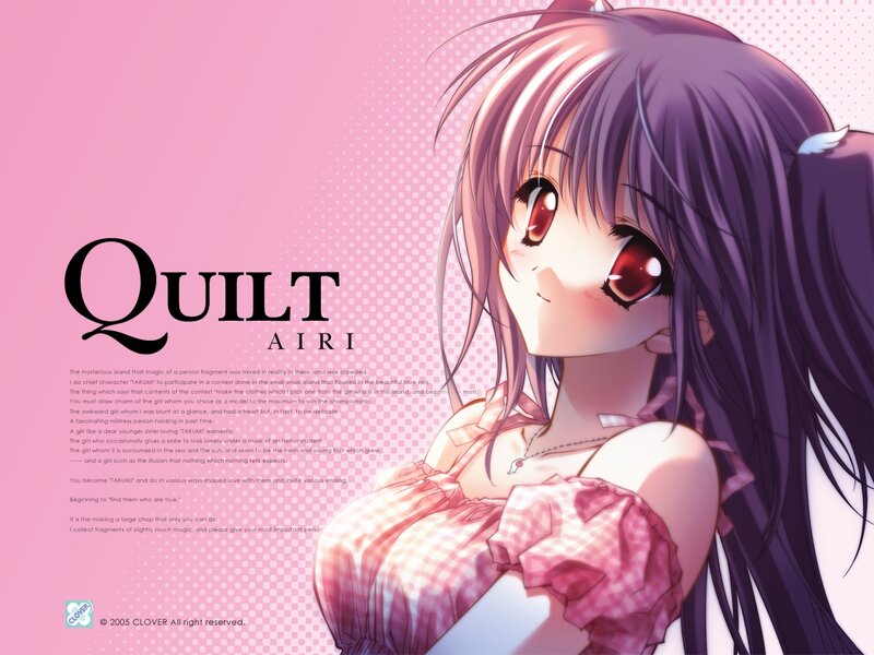 Anime Girl with Pink Hair — Dreamy, Text