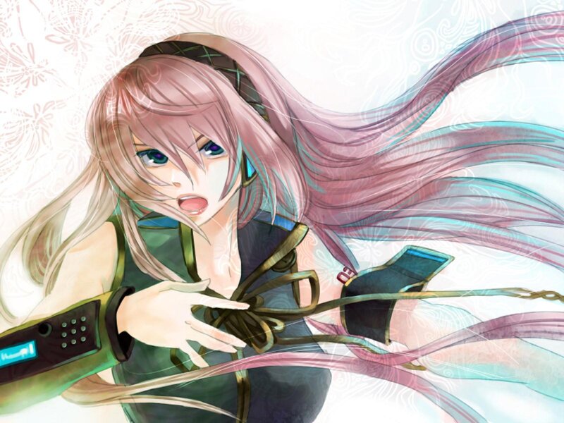 Anime Girl with Pink Hair — Dynamic
